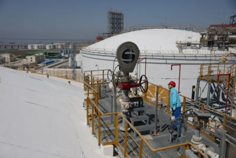 Terminal penerima LNG telah mengangkut lebih dari 100 miliar meter kubik gas alam ke luar negeri
