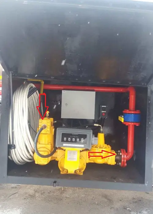 Mengukur aliran produk bahan bakar/LPG