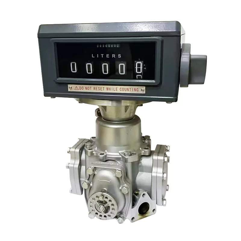 Flowmeter bahan bakar dengan penghitung